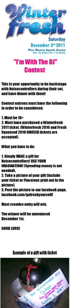 Winterfresh Ticket Contest